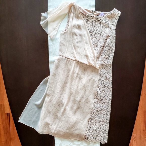 Ann Taylor Lace Sheath Wedding Guest Dress - Size 0 - Picture 3 of 6